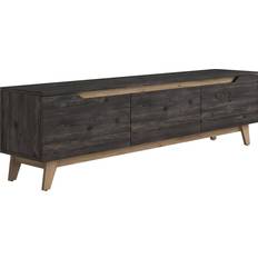 In Living Timber Dwelling Black/Brown TV-bänk 180x48.6cm