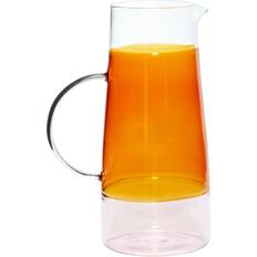 Hübsch Lemonade Jug Amber ø10xh25cm Kanna