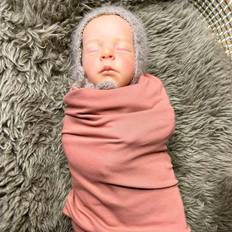 Hoppediz Babynests & Filtar Hoppediz skötfilt, filt för babyfilt, gosig filt, 100 % bomull, elastisk och gosig, perfekt för nyfödda bebisar, koppar