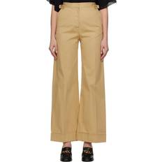 See by Chloé Byxor See by Chloé Brown Wide Cuffed Trousers