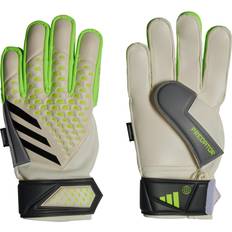 Adidas Fotboll adidas Predator Match Fingersave Gloves - White/Lucid Lemon/Black
