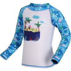 UV-set Barnkläder Regatta Kid's Peppa Pig Rash Suit - Cool Aqua White (RKM021-BIE)