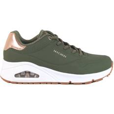 Skechers Gröna Sneakers Skechers Uno Shimmer Away W - Olive