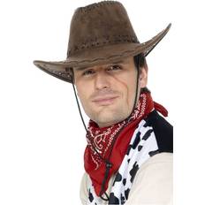 Herrar - Nordamerika Huvudbonader Smiffys Klassisk Cowboyhatt Brun