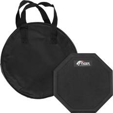 Tiger Music TDA4 Practice Pad with Carry Bag, 8in
