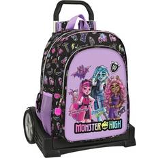 Monster High Skolväska med hjul Creep Svart 33 x 42 x 14 cm