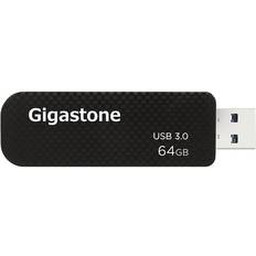 Gigastone Professional Series USB 3.0 hög hastighet kabllös tumenhet 64Gb Svart