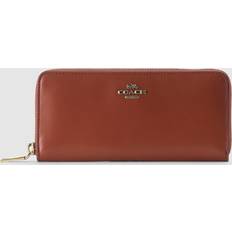 Coach Accordion Zip Colourblock Slim Wallet Tan