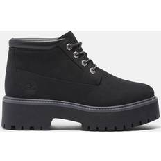 Timberland Dam Chukka boots Timberland Stone Street Premium Platform Waterproof Chukka For Women In Monochrome Black Black