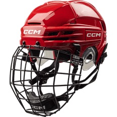 CCM Ishockeyhjälmar CCM Hockeyhjälm Tacks 720 Combo Red