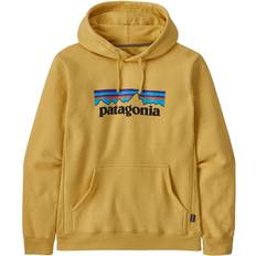 Patagonia Bomull - Herr Tröjor Patagonia P-6 Logo Uprisal Hoody Surfboard Yellow