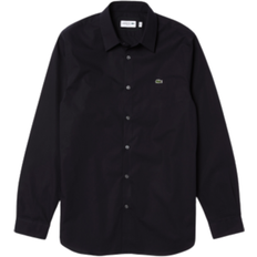Lacoste Skjortor Lacoste Men's Slim Fit Poplin Shirt - Black