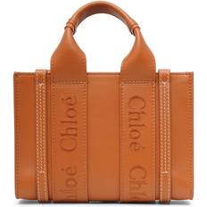 Chloé Womens Caramel Woody Mini Leather Cross-body bag