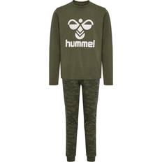 Hummel Kid's Nonal Night Suit - Olive