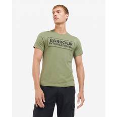 Barbour Gröna - XL T-shirts & Linnen Barbour International Logo Crew Neck Tee Light Moss