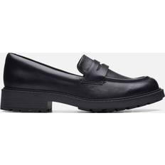 Clarks Mockasiner Clarks Orinoco2 Penny Svarta loafers skinn