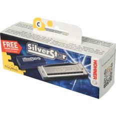 Hohner HOM5040167 silver stjärna C munspel