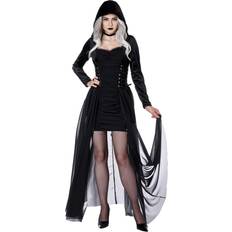 Mellaneuropa Maskeradkläder California Costumes Gothic Hooded Dress Adult Costume