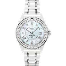 Bulova Dam - Självlysande Armbandsur Bulova Marine Star (98P172)