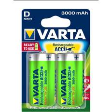 Batterier - NiMH Batterier & Laddbart Varta Accu D 3000mAh 2-pack