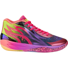 4 - Lila Basketskor Puma X Lamelo Ball MB.02 Be You M - Purple Glimmer/Safety Yellow/Pink Glo/Sunset Glow/Black