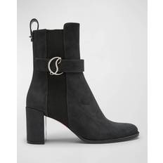 Christian Louboutin Dam Chelsea boots Christian Louboutin CL-Buckle Red Sole Leather Booties BLACK 11B