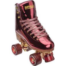 Läder Rullskridskor Impala Quad Skates Rollerskates Plum