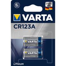 Varta Batterier - Gråa Batterier & Laddbart Varta CR123A 2-pack