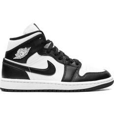 Nike 44 ½ - Dam Sneakers Nike Air Jordan 1 Mid W - White/Black