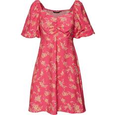 Midiklänningar - Rosa Kläder Vero Moda Hia Anea Short Dress - Pink Yarrow