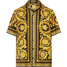 Versace Jeansjackor Kläder Versace Barocco Silk Shirt - Gold