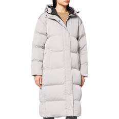 Superdry Dam Kappor & Rockar Superdry Longline Duvet Coat Light Grey