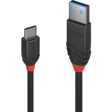 Lindy USB-kabel Kablar Lindy USB A - USB C M-M 0.5m