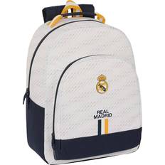 Vita Väskor Real Madrid C.F. Schulrucksack Weiß 32 x 42 x 15 cm