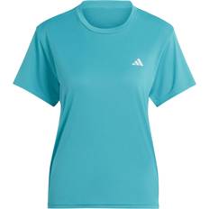 Blåa - Dam - Quiltade jackor - Återvunnet material T-shirts adidas Women's Performance Run It T-shirt BLUE, Blue, Xs, Women