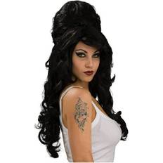 Kändisar - Svart Peruker Rubies Amy Winehouse Wig