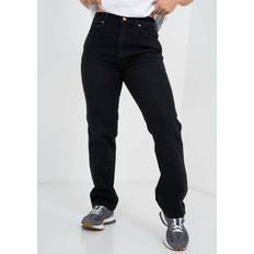 Wrangler Blåa - Dam - Skinnjackor - W30 Jeans Wrangler – Svarta, raka jeans-Svart/a