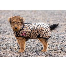 Shires digby & fox leopard print dog coat