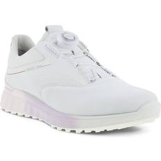 Ecco 5 - Dam Golfskor ecco STHREE BOA Women's Golf Shoe, White/Pink, Spikeless