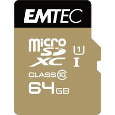 Emtec Elite Gold MicroSDXC Class 10 UHS-I U1 85/20MB/s 64GB