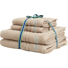 Gant Handdukar Gant Handdukar Premium Organic 4-pack, 2 50X70 2 70X140 Badlakan Beige