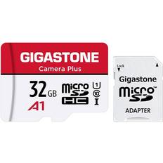 Gigastone Minneskort Gigastone Camera Plus MicroSDHC Class 10 UHS-I U1 A1 90/20MB/s 32GB +Adapter