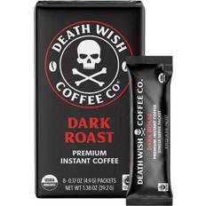 Deathwish Dark Roast Premium Instant Ground Coffee 4.9g 8st