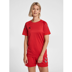 Hummel T-shirts Hummel Poly SS Jersey Red