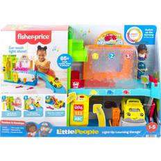 Fisher Price Plastleksaker Leksaksfordon Fisher Price Little People Light Up Learning Garage