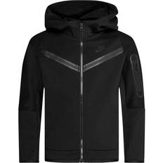 Barnkläder Nike Boy's Sportswear Tech Fleece Full Zip Hoodie - Black (CU9223-010)