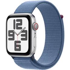 Wearables apple watch se gps og cellular Apple Watch SE GPS + Cellular 44mm Silver Aluminium Case Winter Sport Loop