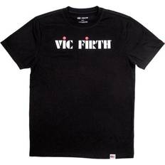 T-shirts & Linnen Vic Firth Classic Logo Black Tee
