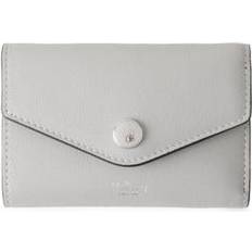 Mulberry Folded Multi-Card Wallet - Pale Grey Micro Classic Grain