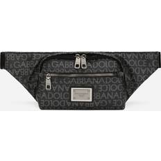 Dolce & Gabbana Small coated jacquard belt bag